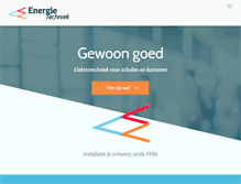Tablet Screenshot of energietechniekbv.nl